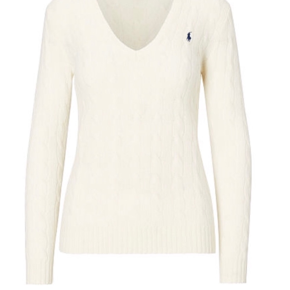 Polo Ralph Lauren wool blend v-neck sweater